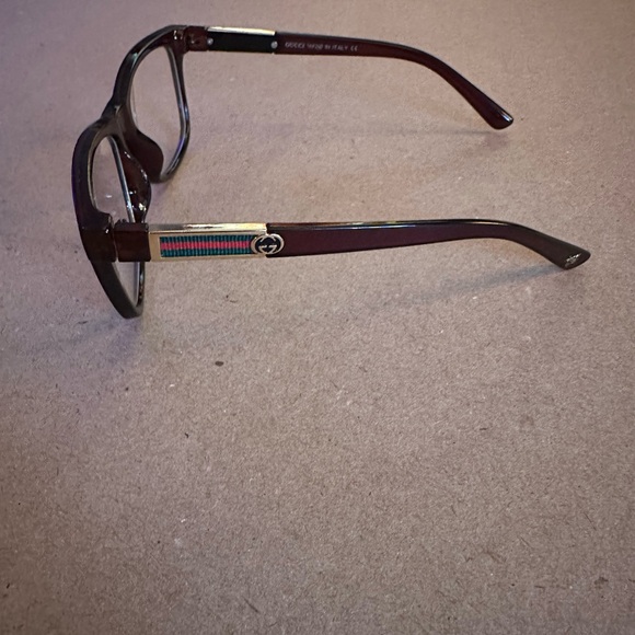 Gucci Temple Style Eyeglass Frames - Picture 3 of 4
